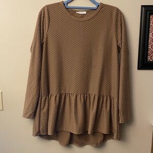 Reborn J Textured Brown Top